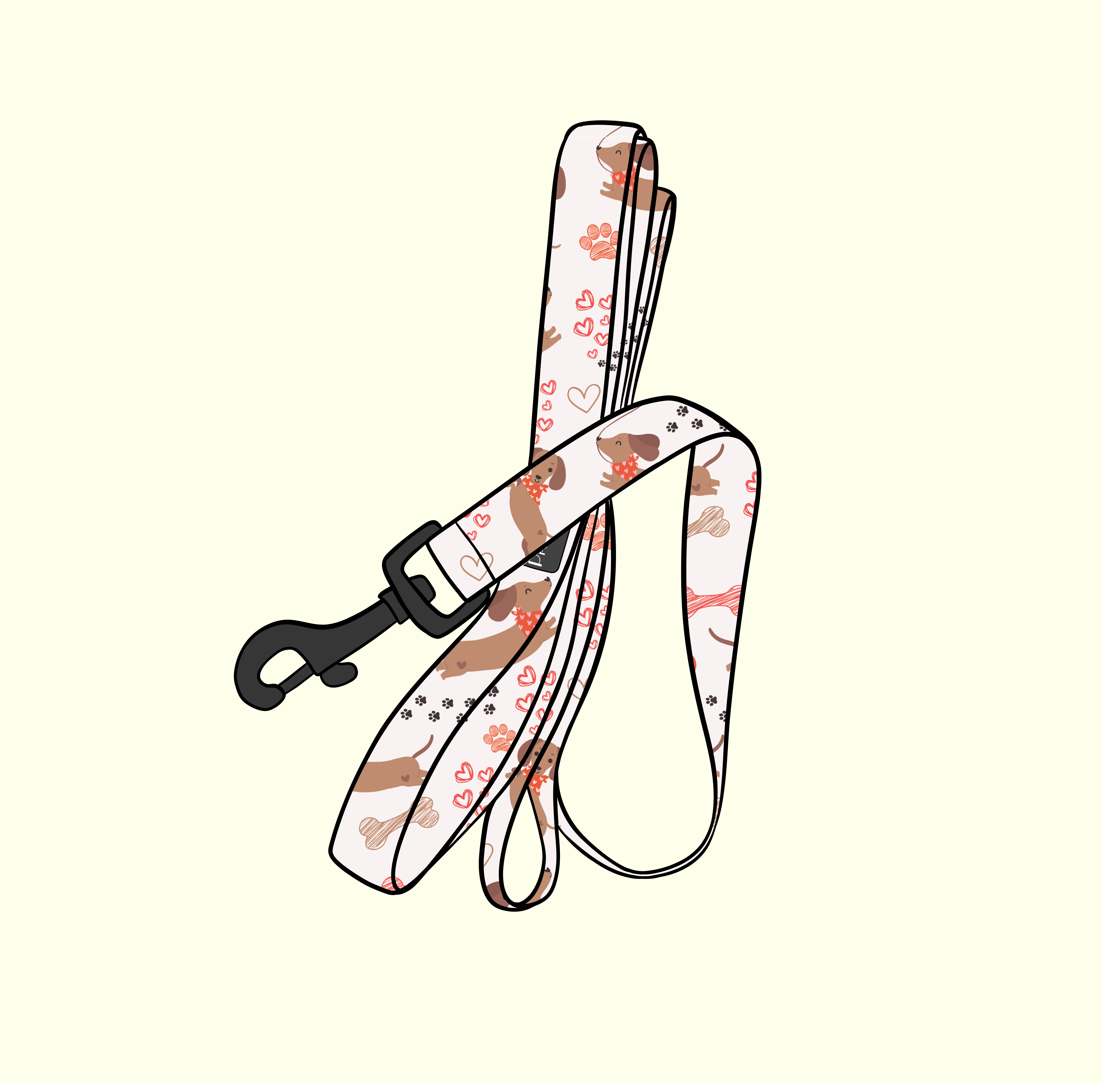 Dachshund Love Harness & Accessories Set